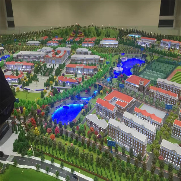 甘肃省公安厅301工程警察学校雄关区规划模型